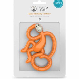 MINI MONKEY HRYZÁTKO S ANTIMIKROBIÁLNYM POVRCHOM BIOCOTE ORANŽOVÉ - Image 4