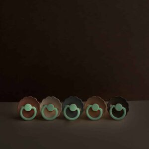 DVOJBALENIE CUMLÍKOV FRIGG DAISY NIGHT BLUSH/ CREAM, 0-6M, SILIKÓN - Image 4