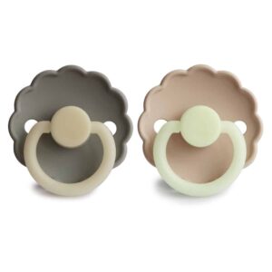 DVOJBALENIE CUMLÍKOV FRIGG DAISY NIGHT BLUSH/ CREAM, 0-6M, SILIKÓN - Image 10