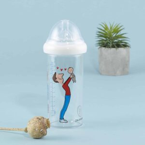 SET 3 DOJČENSKÝCH FLIAŠ LE BIBERON FRANCAIS PAPA BEBÉ BY SOLEDAD, 2x 210 ML, 1x 360 ML, 0+M/ 6+M - Image 9