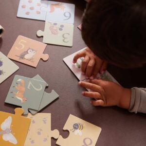 FILIBABBA DETSKÉ PUZZLE S ČÍSLAMI – SEVERSKÉ ZVIERATKÁ - Image 3