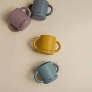 SILIKONOVÝ HRNČEK COTTON CLOUD DUSTY PINK - Image 5