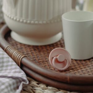 OKRÚHLY CUMLÍK FRIGG ROPE BABY PINK, 0-6M, SILIKÓN - Image 4