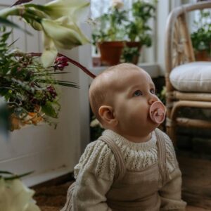 OKRÚHLY CUMLÍK FRIGG ROPE BABY PINK, 0-6M, SILIKÓN - Image 3