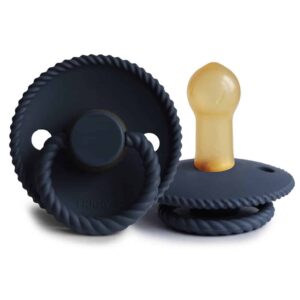 OKRÚHLY CUMLÍK FRIGG ROPE DARK NAVY, 0-6M, KAUČUK - Image 7
