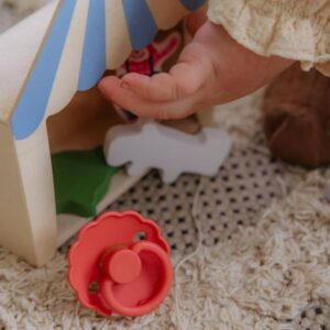 OKRÚHLY CUMLÍK FRIGG DAISY POPPY, 0-6M, KAUČUK - Image 3