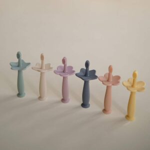 ZUBNÁ KEFKA KVIETOK MUSHIE - BLUSH - Image 4