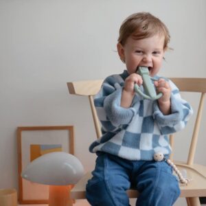 HRYZADLO S HRKÁLKOU MUSHIE ROBOT- CAMBRIDGE BLUE - Image 3